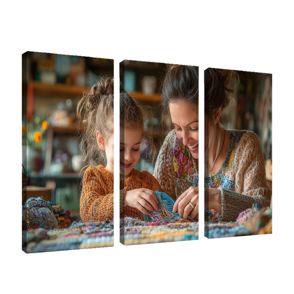 Threads Of Time A Mothers Lifelong Journey Canvas Paintings Frame
