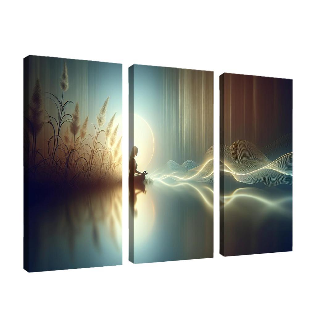 The Echoes Of Silence Modern Paintings Frame