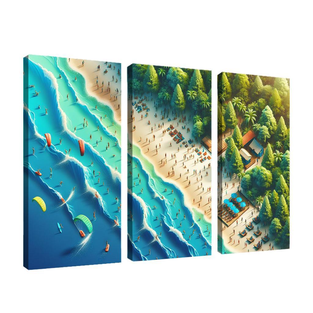 Echo Bay Adventure Beach Modern Paintings Frame