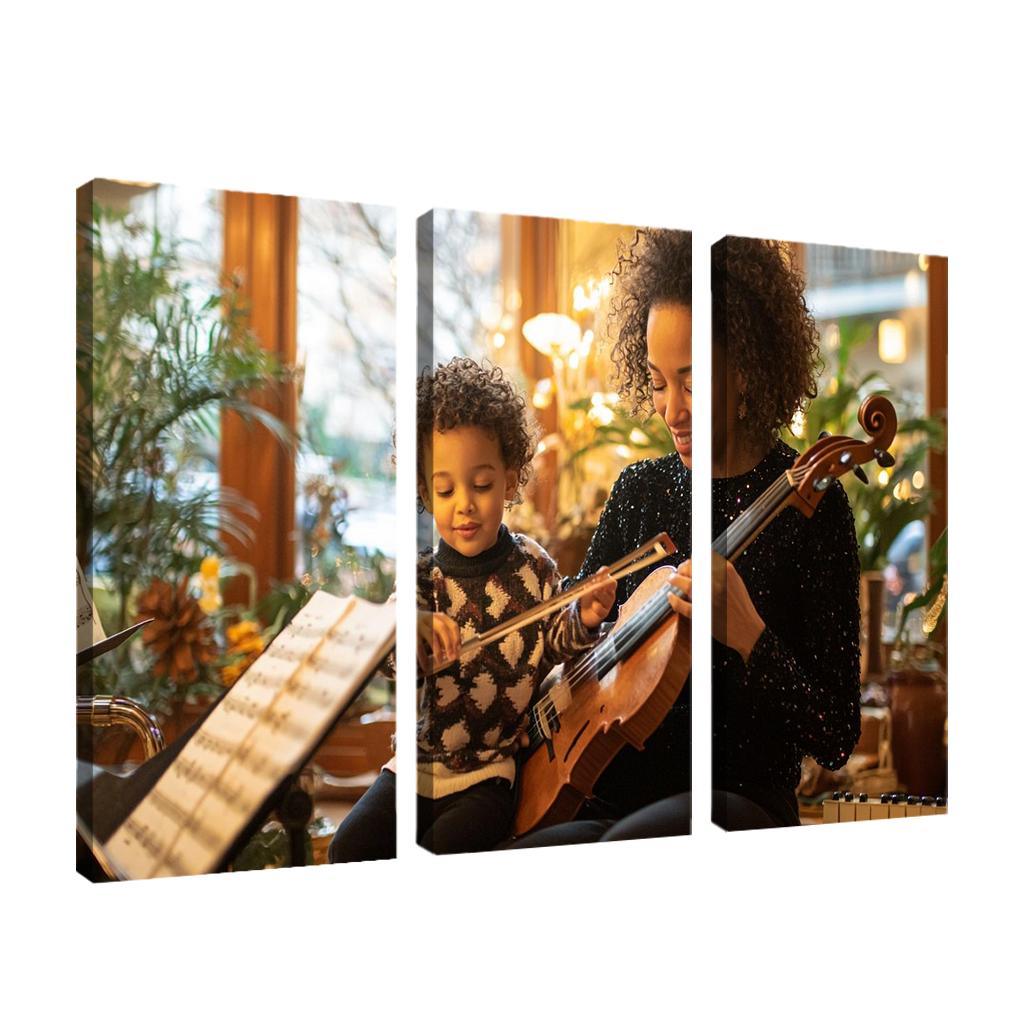 A Symphony Of Love Mothers Heartbeat Canvas Paintings Frame