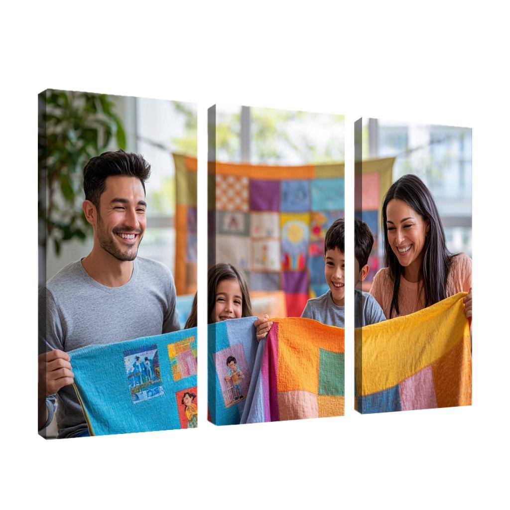 Threads Of Connection The Fabric Of Family Custom Paintings Frame