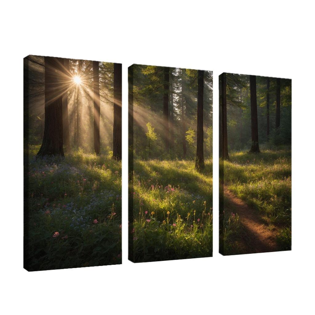 The Ethereal Glades Of Silverwood Modern Paintings Frame