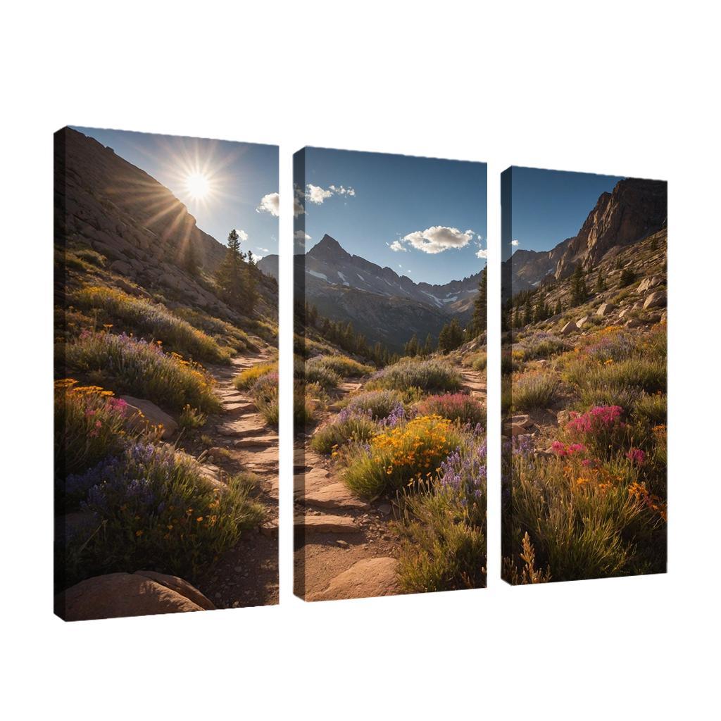 The Timeless Charm Of Rocky Mountain Trails Multi-panel Paintings