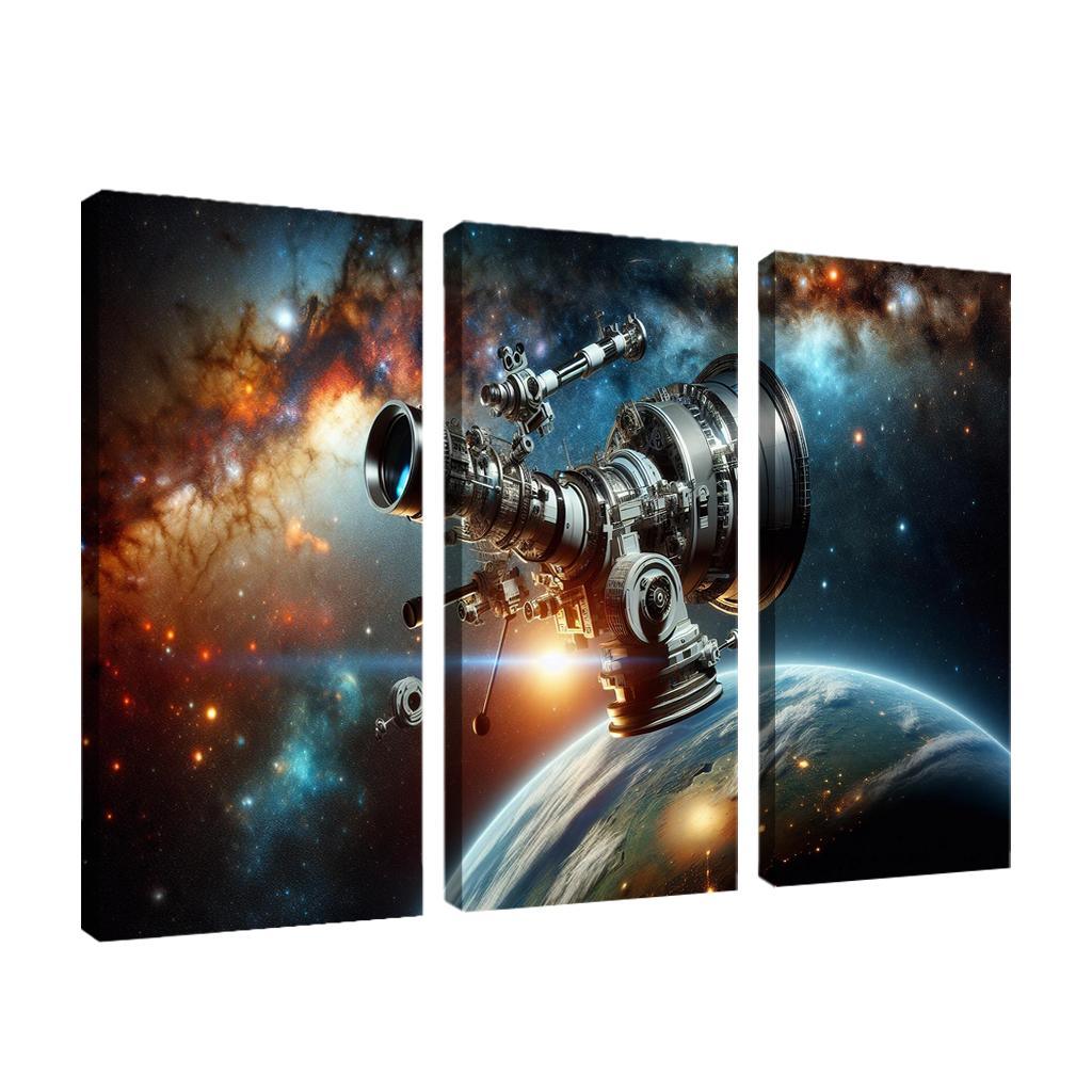 The Wonders Of Space Telescopes Abstract Paintings Frame