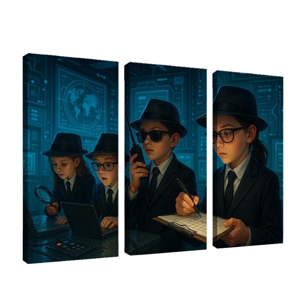 Secret Agents - Spy Kids Adventure Framed Paintings