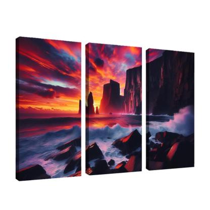 Sunset Cliffs A Photographers Dream Canvas Paintings Frame