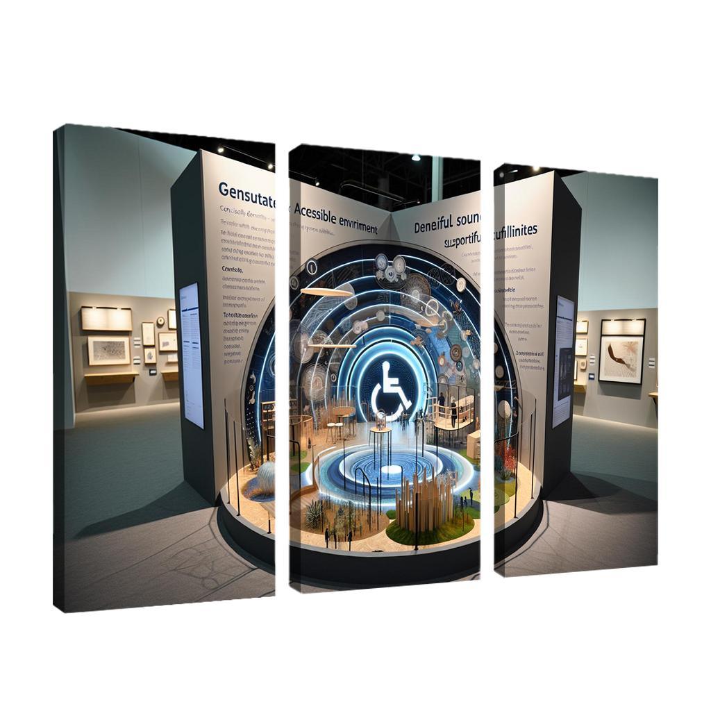 Breaking Barriers Advocacy For Accessibility And Inclusion Multi-panel Paintings