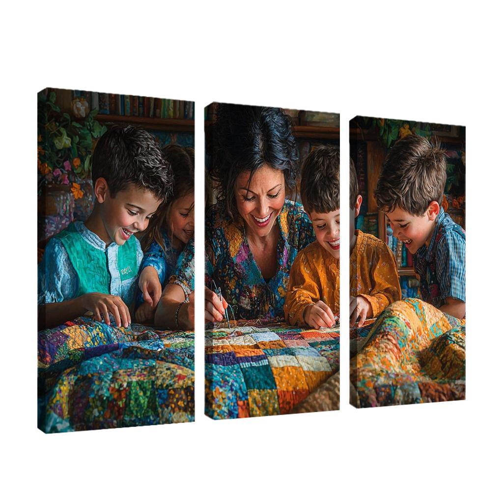 The Threads Of Connection A Mothers Fabric Of Love Custom Paintings Frame