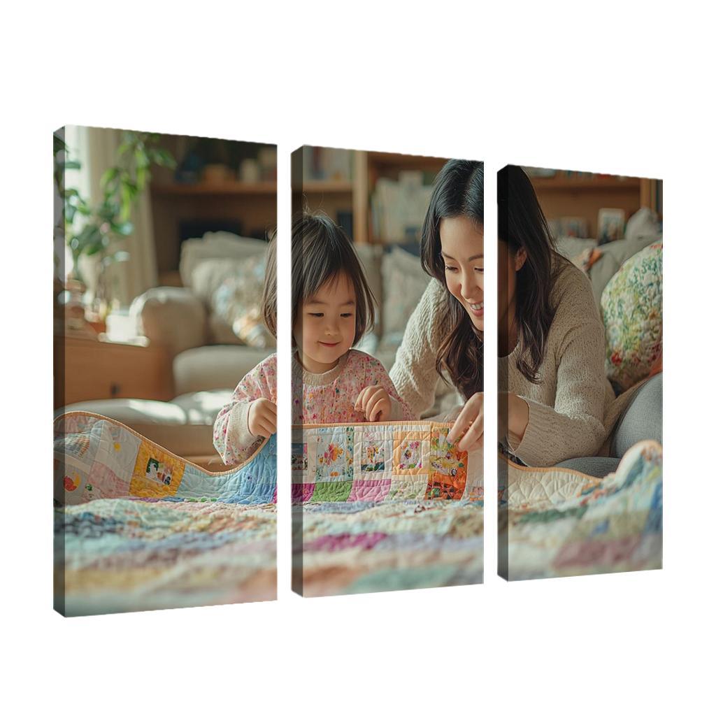 The Quilt Of Life Stitched With A Mother's Care One-piece Frames