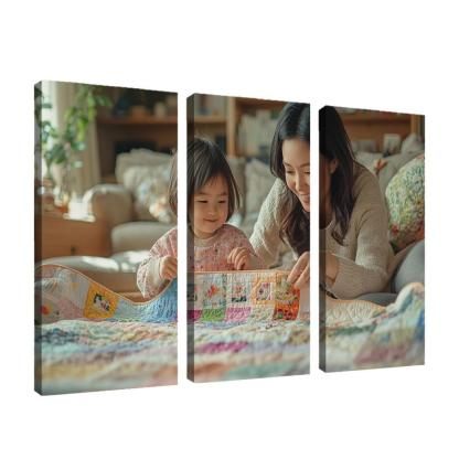 The Quilt Of Life Stitched With A Mother's Care One-piece Frames