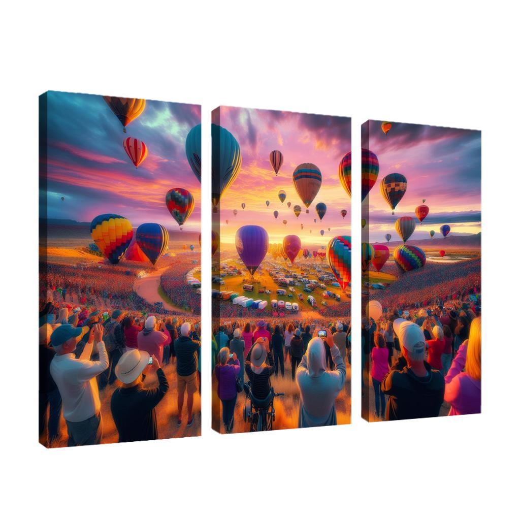 Albuquerque International Balloon Fiesta - Usa Framed Paintings