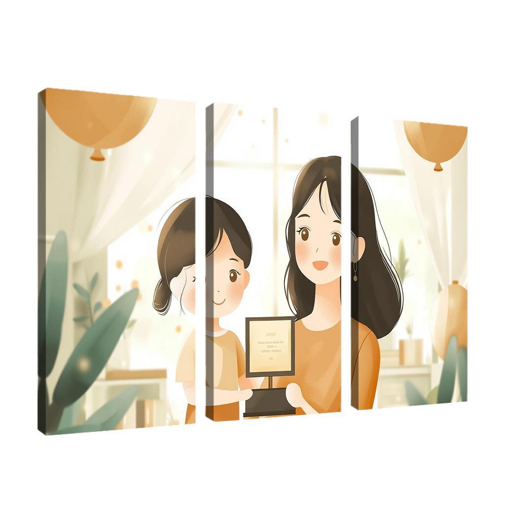 Milestones Of Love A Mothers Journey Through Time Canvas Paintings Frame