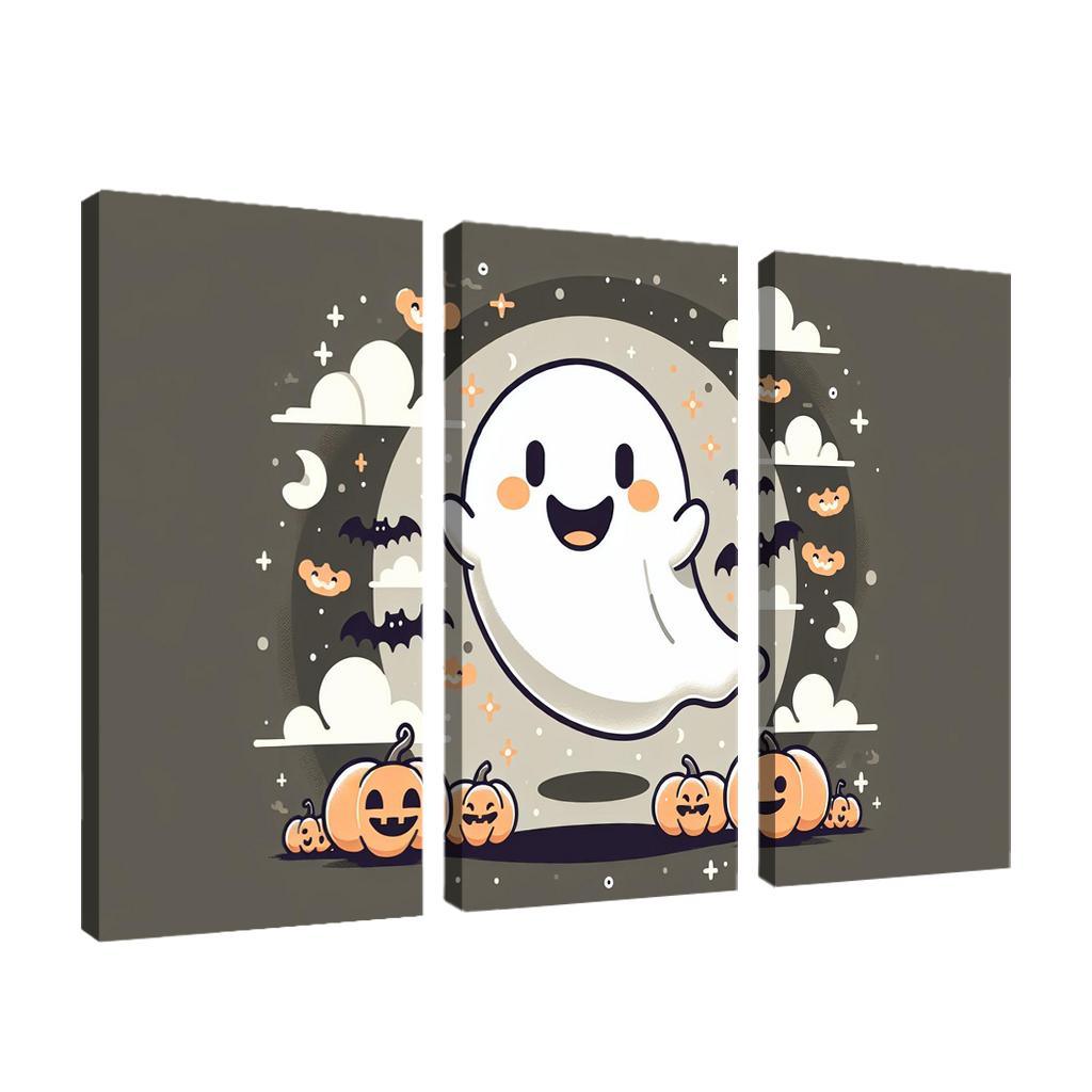 Giggling Ghost - Spooky Fun Framed Paintings