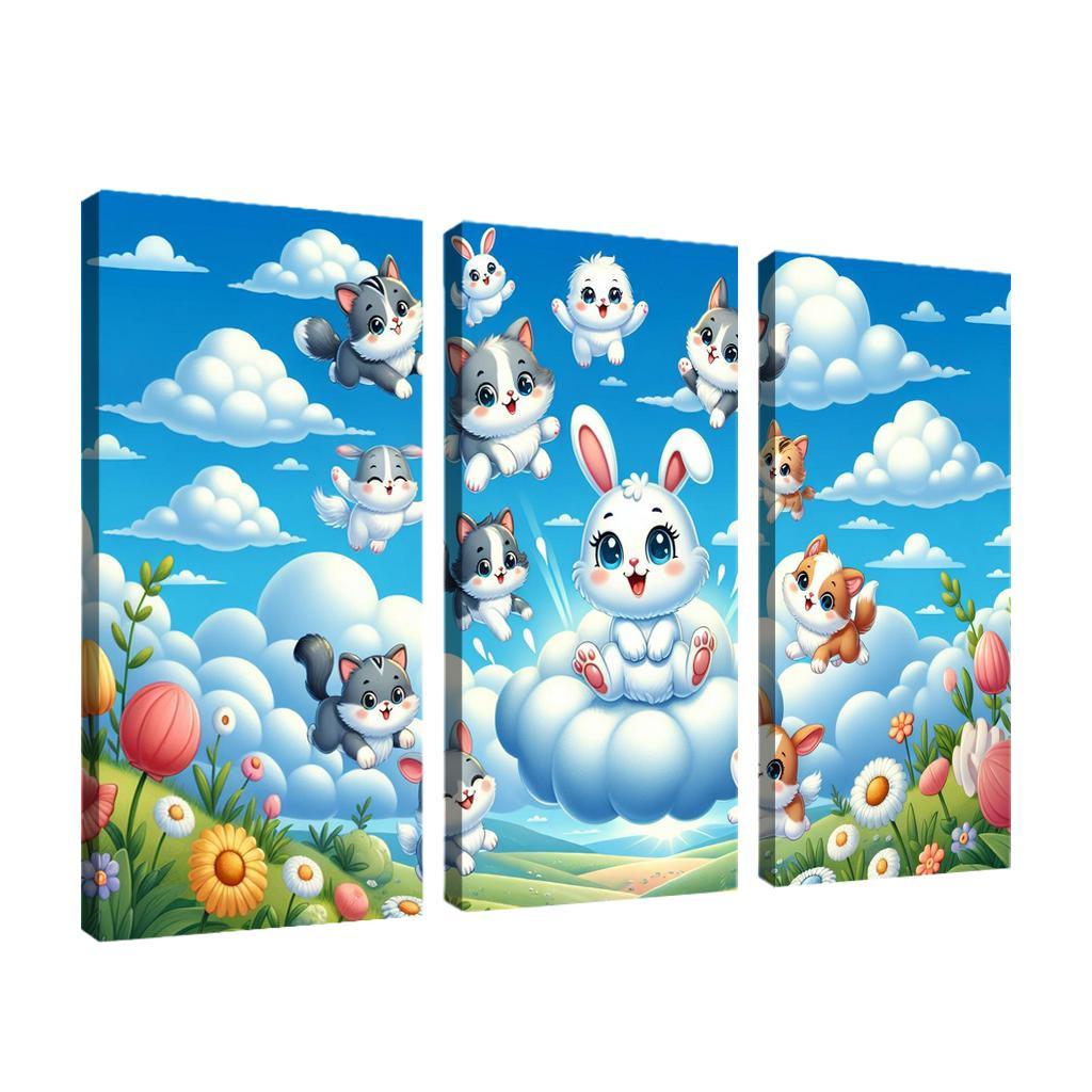Curious Cloud Critters Premium Artwork Frames