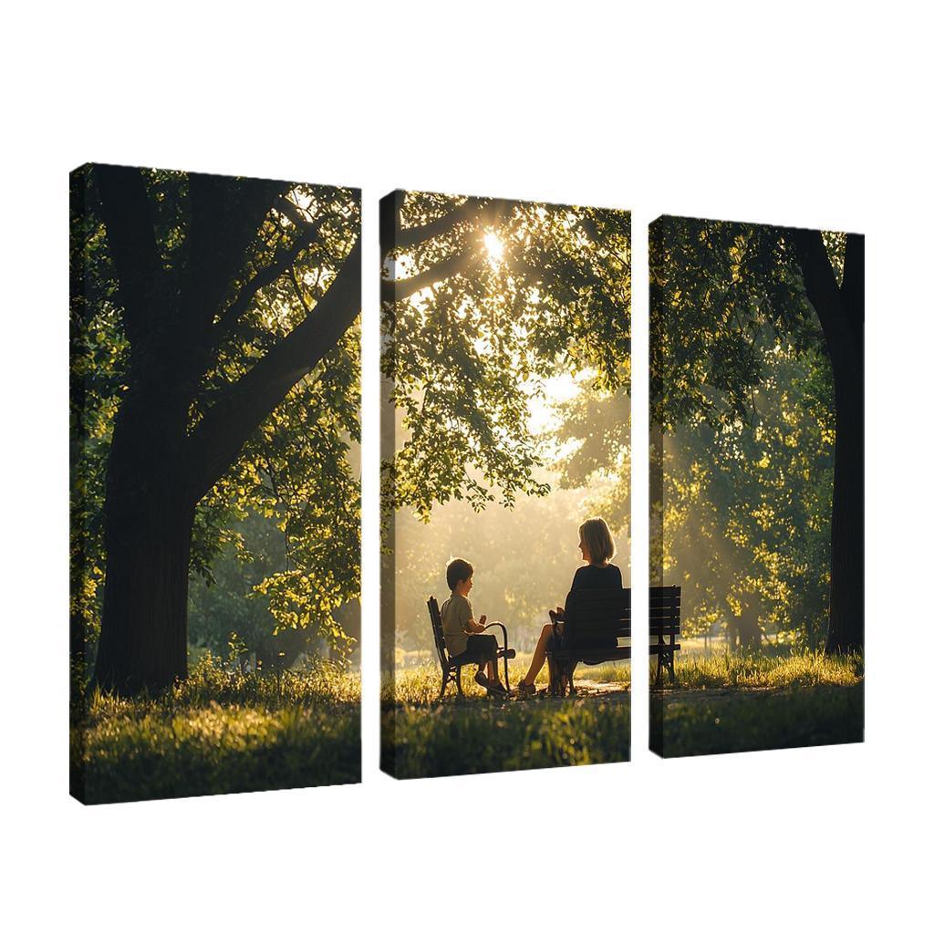 Reflections Of Love A Mother's Heartfelt Advice Canvas Paintings Frame