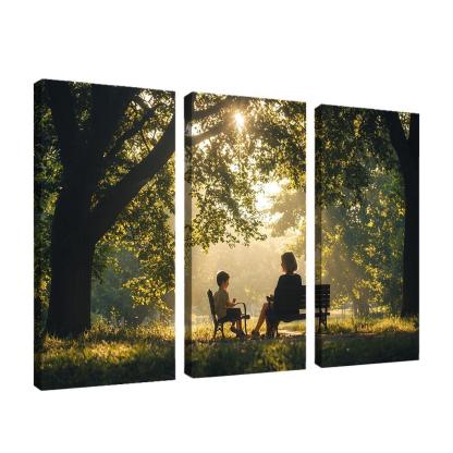 Reflections Of Love A Mother's Heartfelt Advice Canvas Paintings Frame
