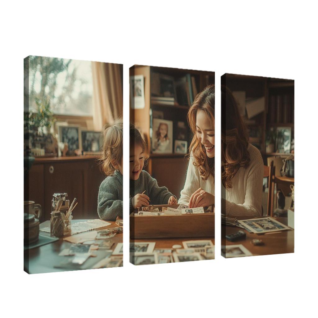 Time Capsules Cherished Memories In A Box Canvas Paintings Frame