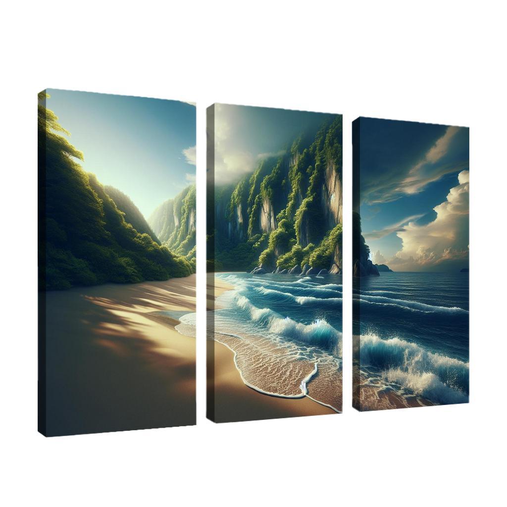 Secluded Sands A Hidden Retreat Premium Artwork Frames