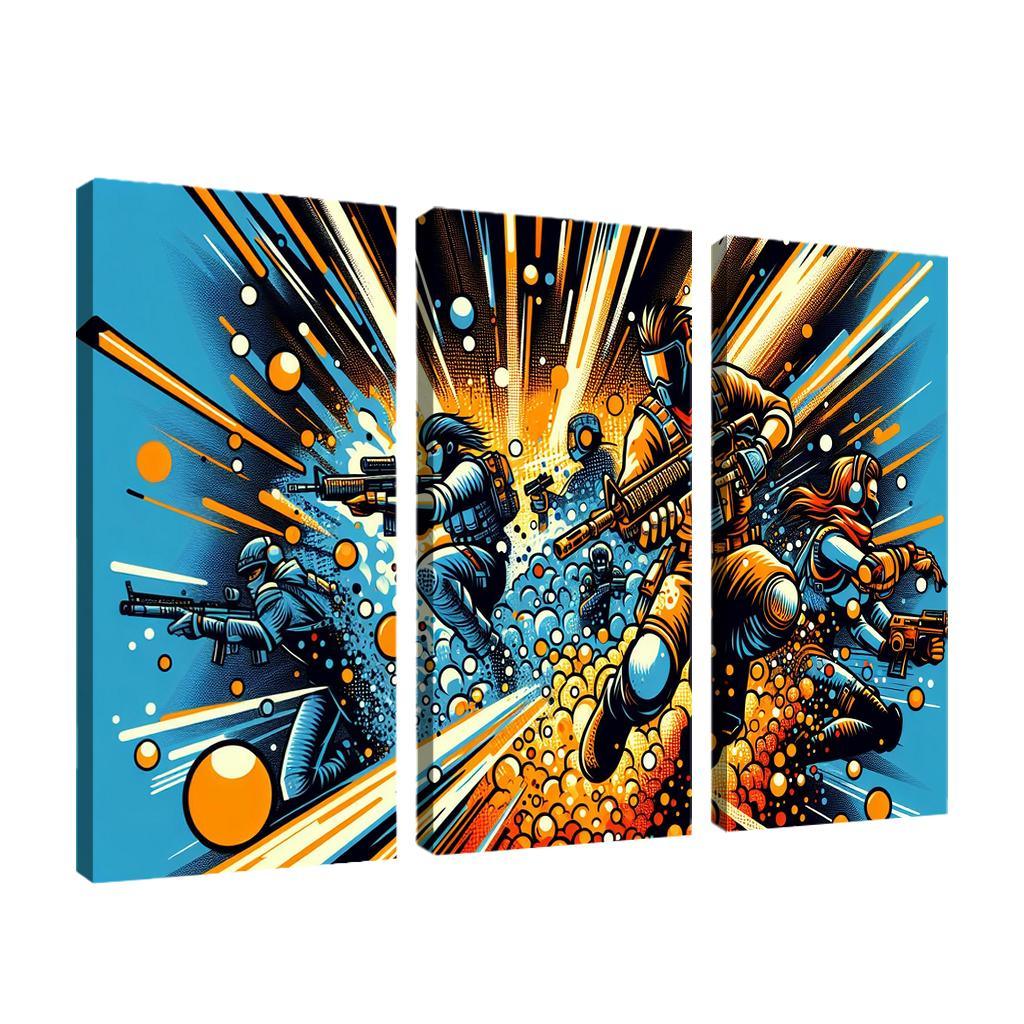 Dragon Ball Universe 3 Piece HD Canvas Wall Art-Original Frame