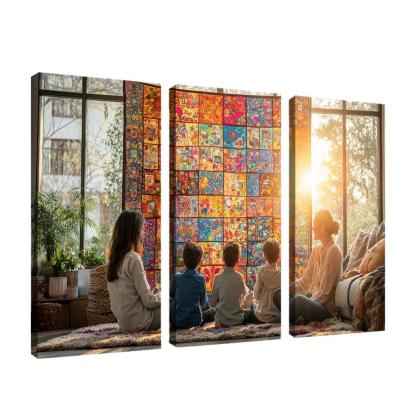 Woven Hearts The Tapestry Of Togetherness Custom Paintings Frame
