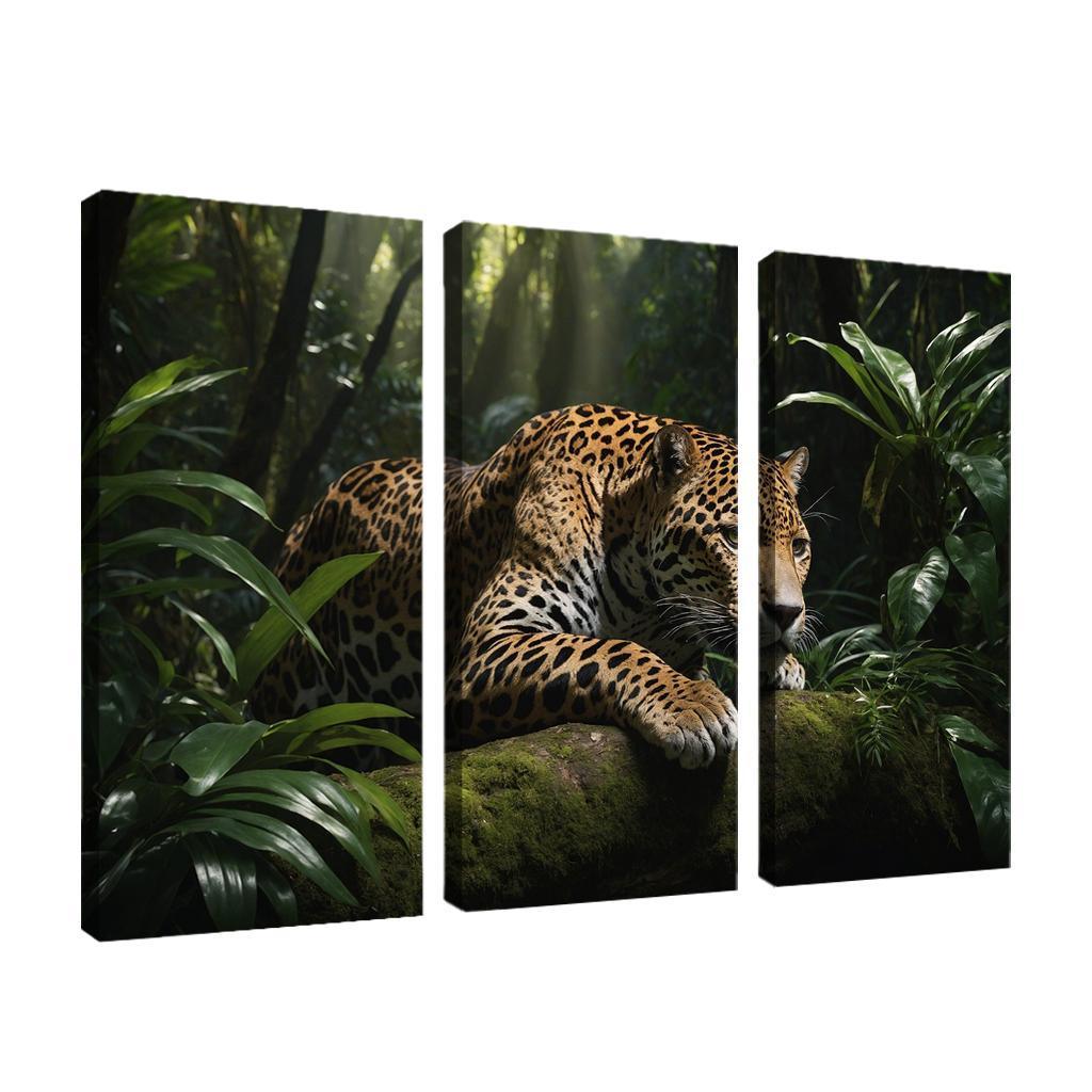 The Mighty Jaguar Stealthy Forest Predator Canvas Paintings Frame
