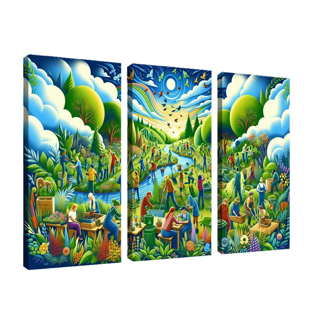 Sustainable Development Creating A Better Future Art Trends