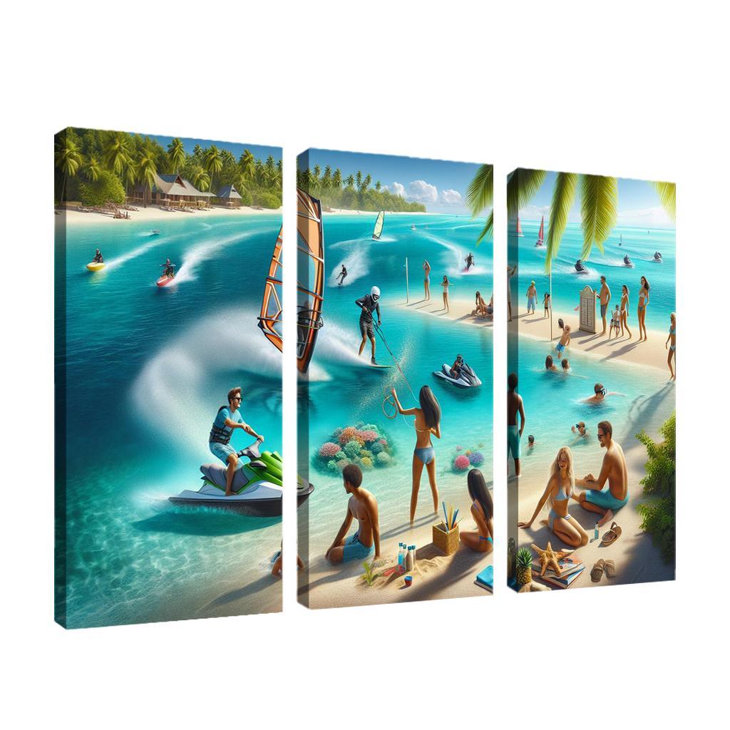 Coral Coast An Adventure Seeker's Dream Custom Paintings Frame