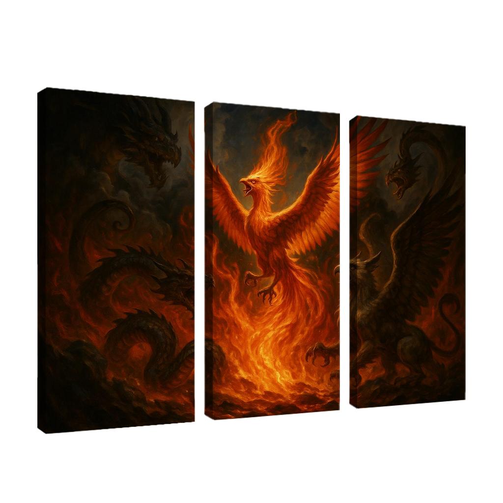 Mythical Beasts - Legendary Creatures Framed Paintings