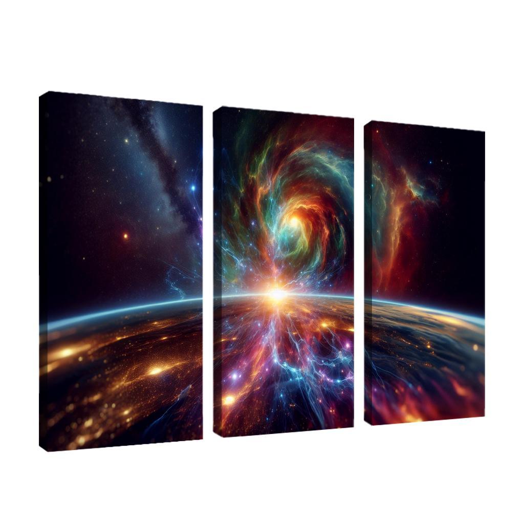 Investigating The Origins Of Cosmic Rays Abstract Paintings Frame