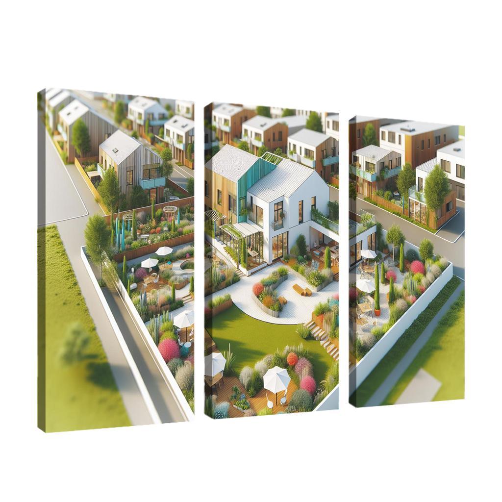 Cohousing Communities Custom Paintings Frame