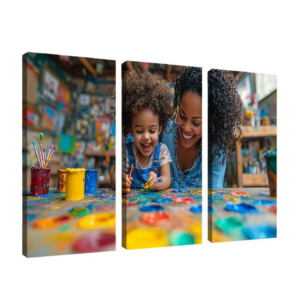 The Colors Of Her Love A Mothers Creative Spirit Canvas Paintings Frame