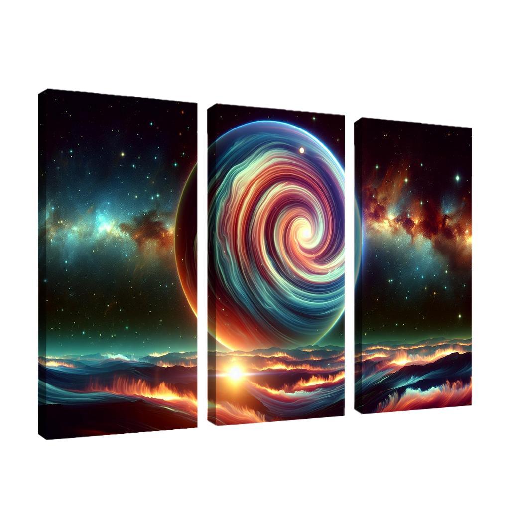 The Hidden World Of Gas Giants Abstract Paintings Frame