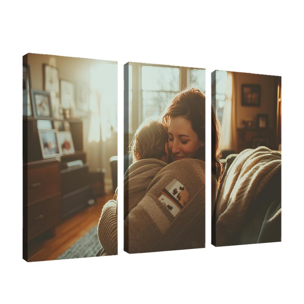 A Warm Embrace The Heart Of Connection Custom Paintings Frame