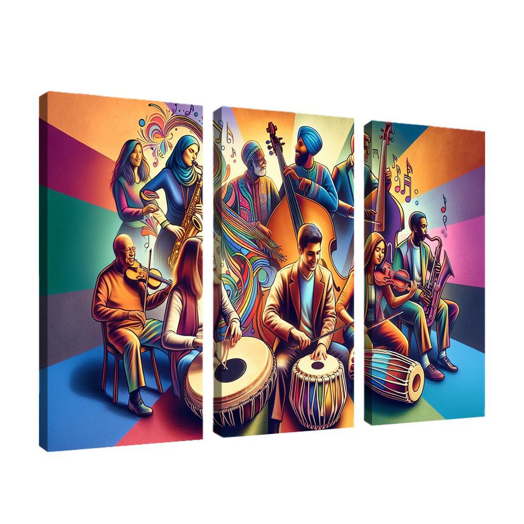 Voices In Harmony The Power Of Music In Social Change Custom Paintings Frame