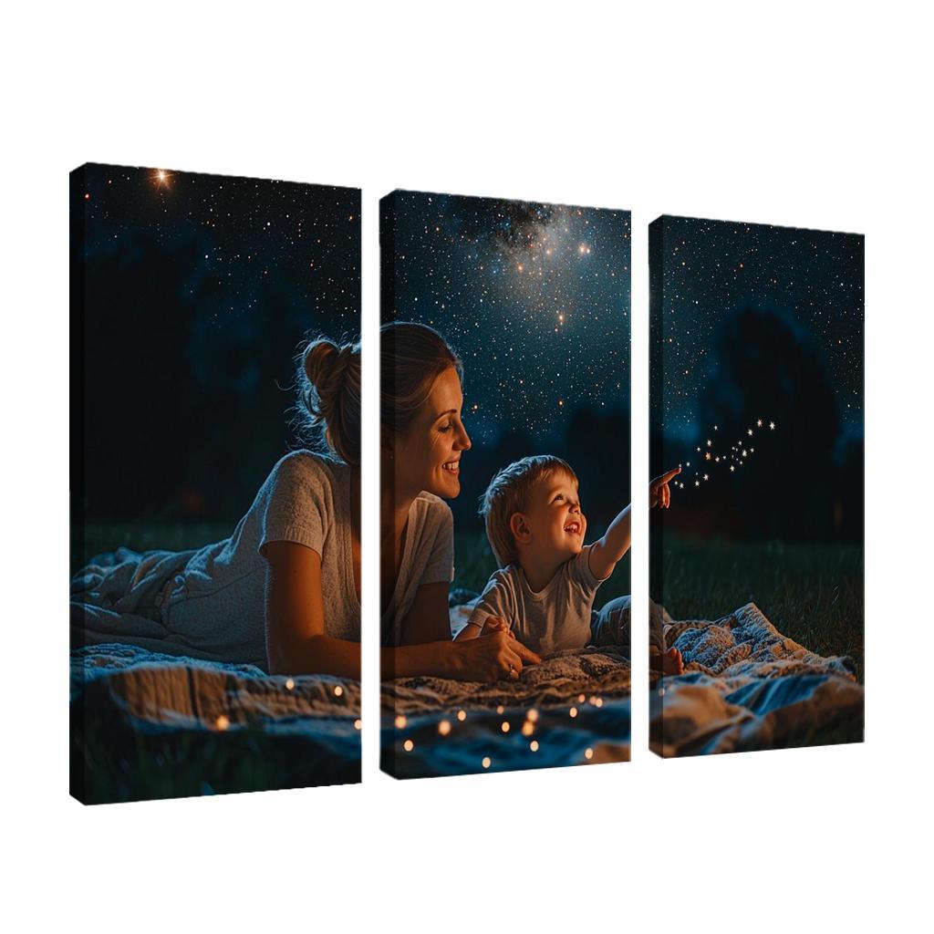The Star In The Sky A Mothers Guidance Custom Paintings Frame