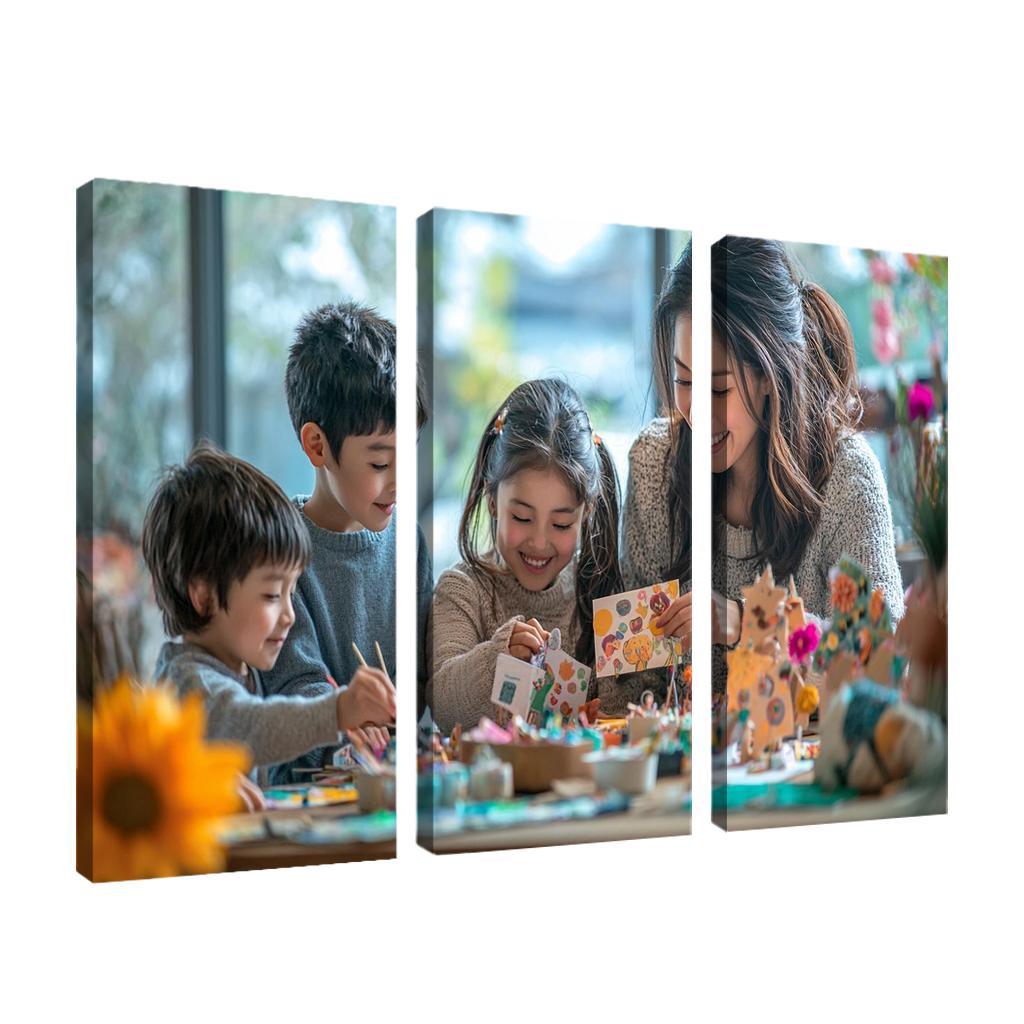 Crafting Together A Mothers Love Modern Paintings Frame
