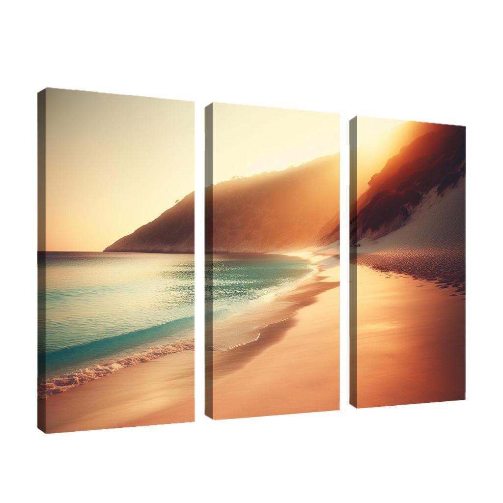 Waves Of Serenity Beach Premium Artwork Frames
