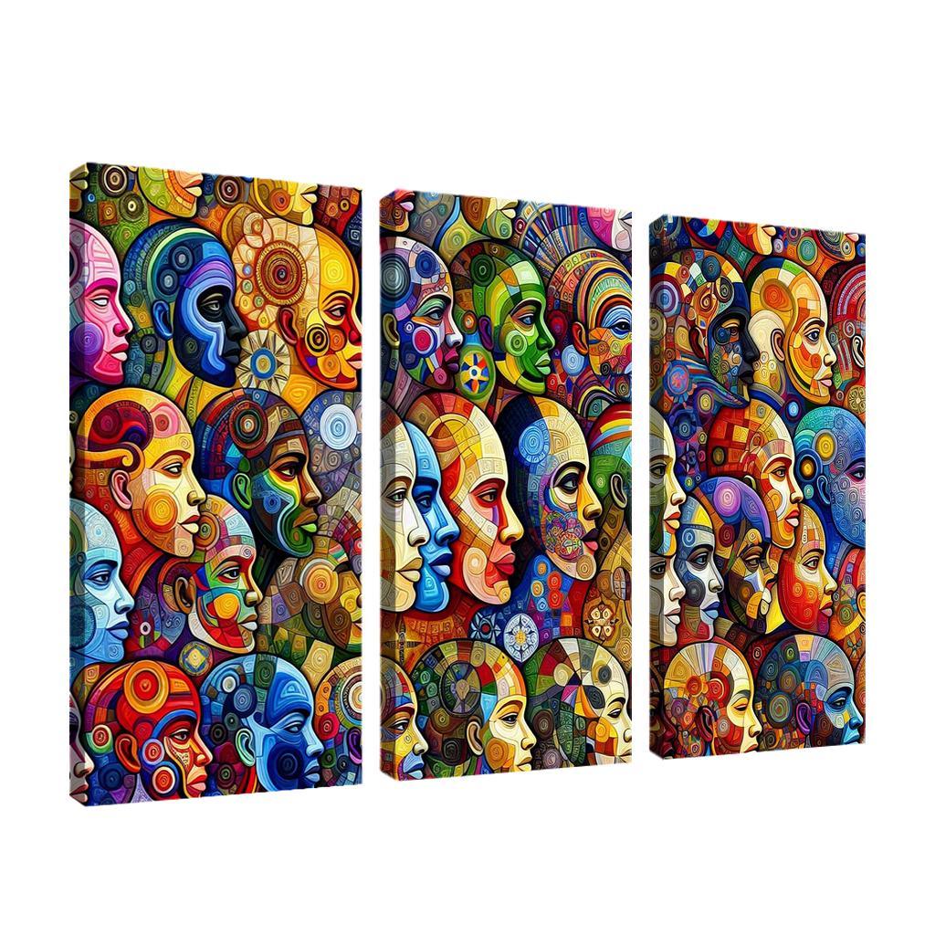 Unity In Diversity The Global Migration Experience Multi-panel Paintings