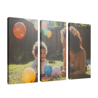 The Echo Of Her Laughter A Mothers Joy Canvas Paintings Frame