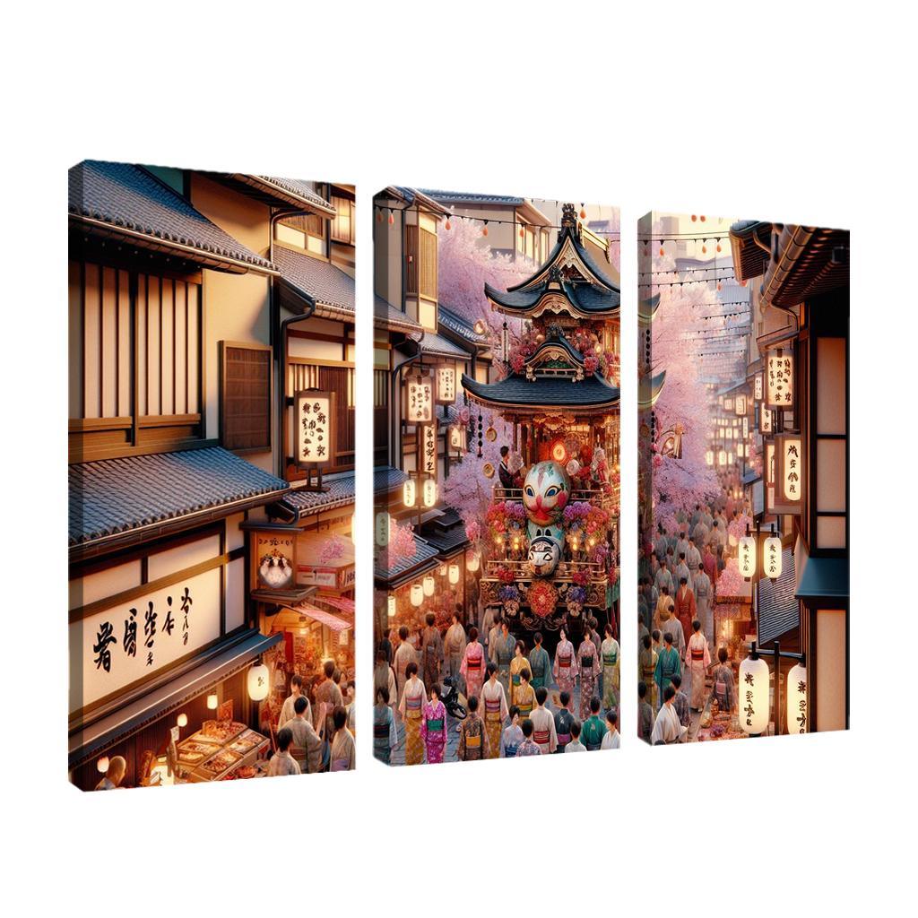 Gion Matsuri - Japan Modern Paintings Frame