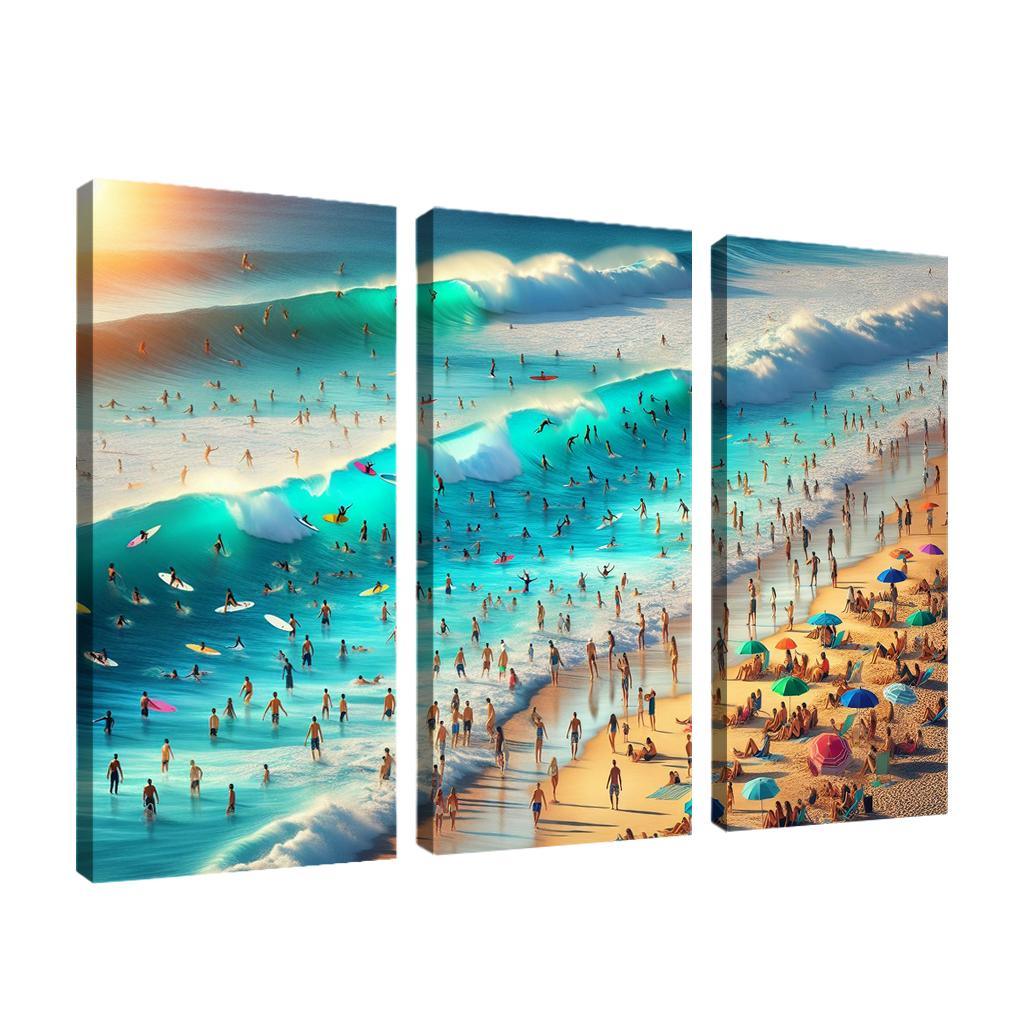 Blue Wave Oasis Adventure Awaits Art Trends