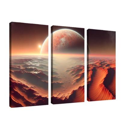 The Evolving Landscape Of Mars Abstract Paintings Frame