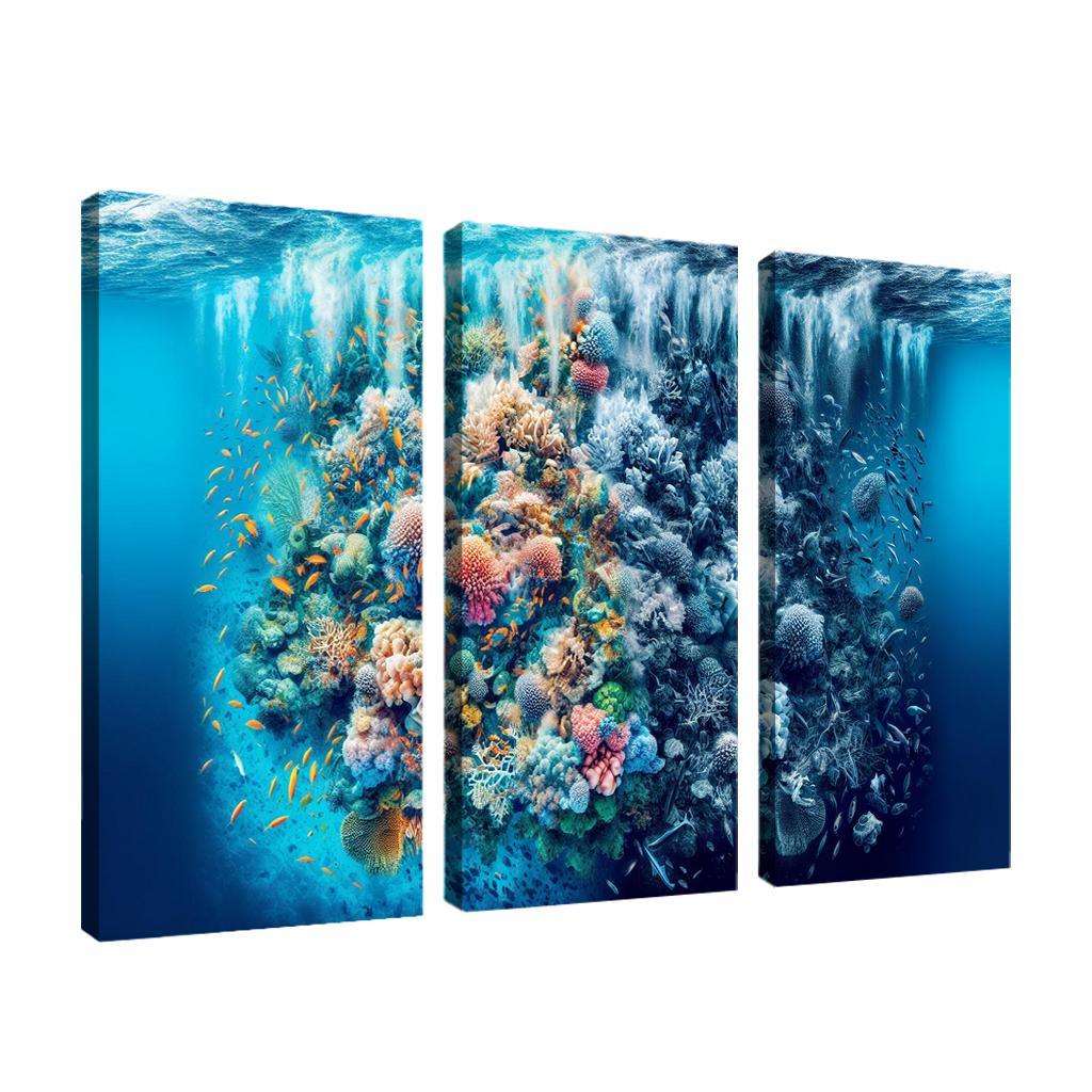 Ocean's Cry A Call To Protect Marine Life Custom Paintings Frame