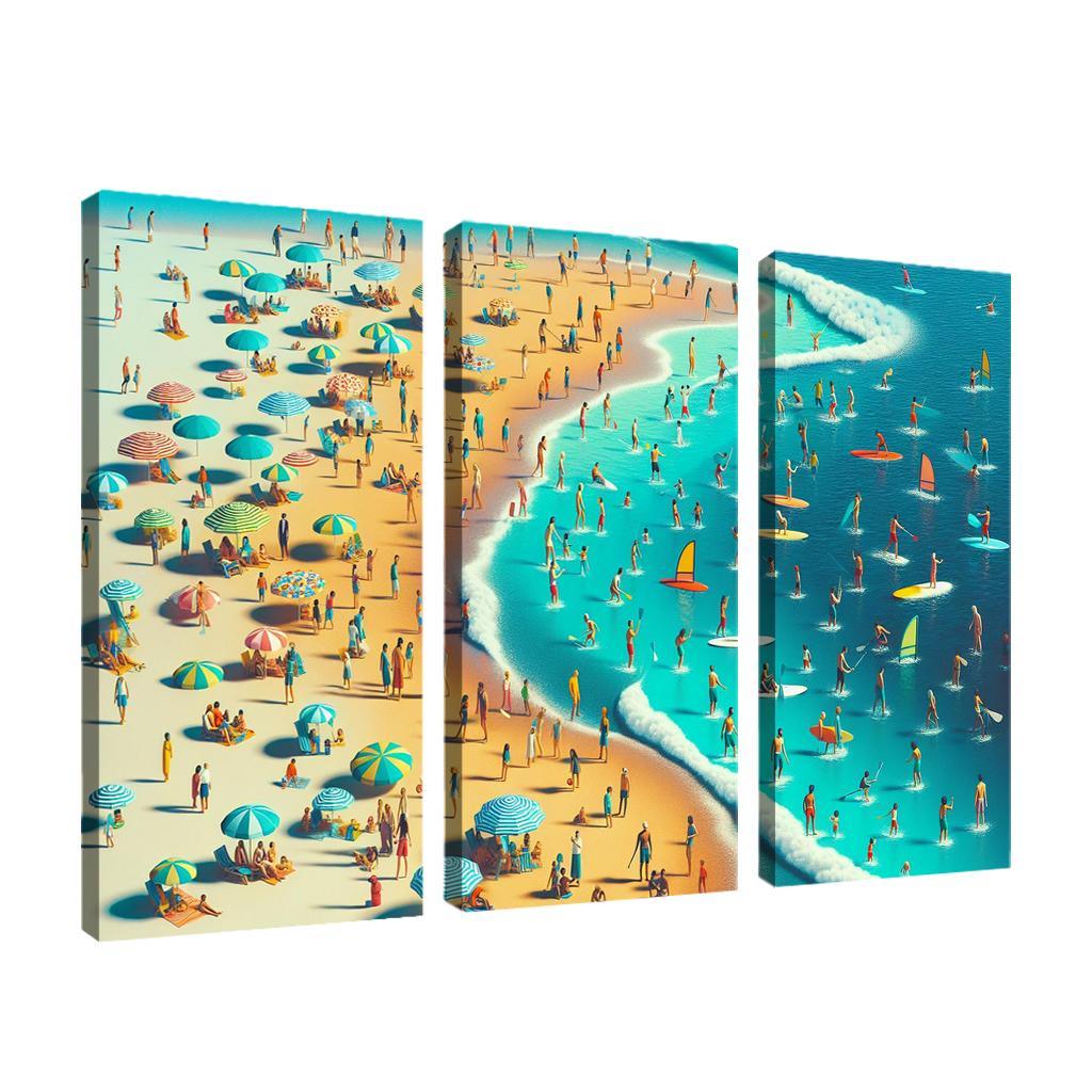 Adventure Cove Beach Modern Paintings Frame