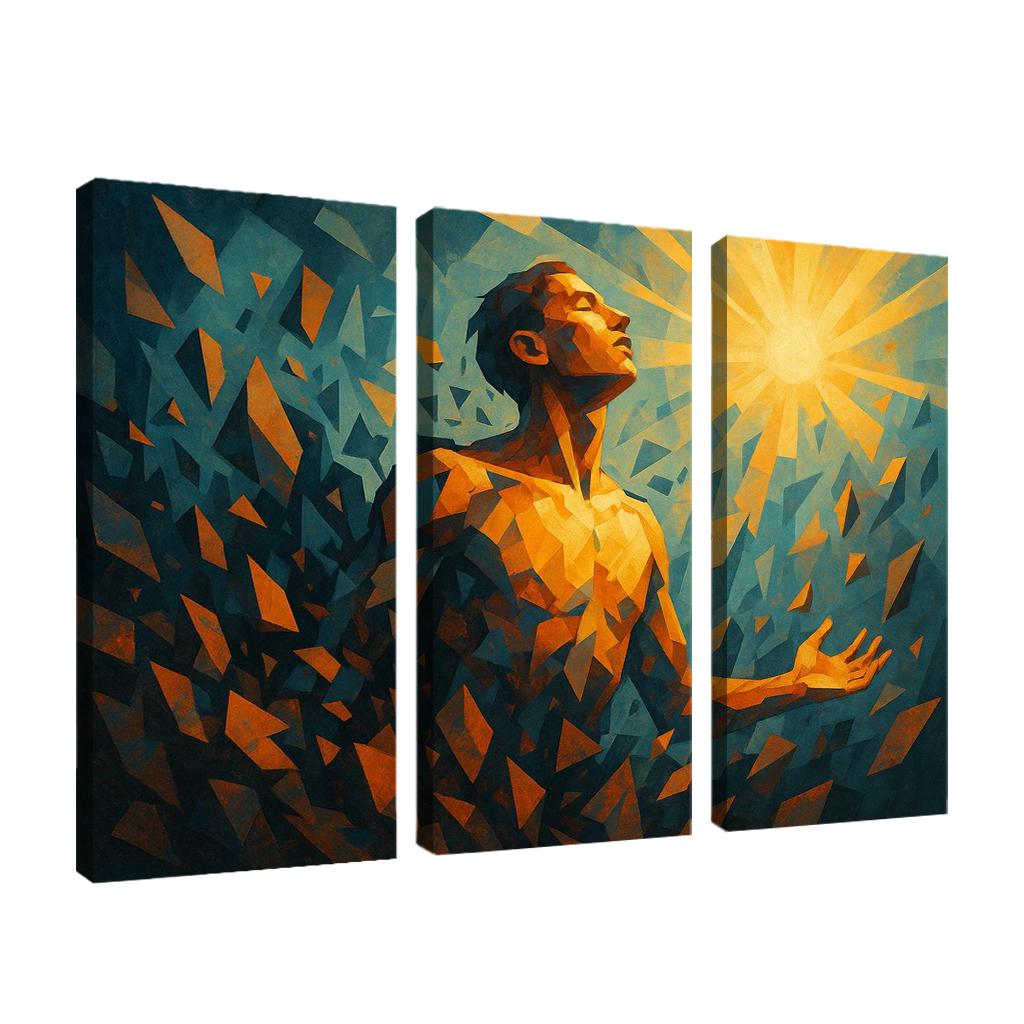 Echoes Of Resilience In Mental Health Art Canvas Paintings Frame