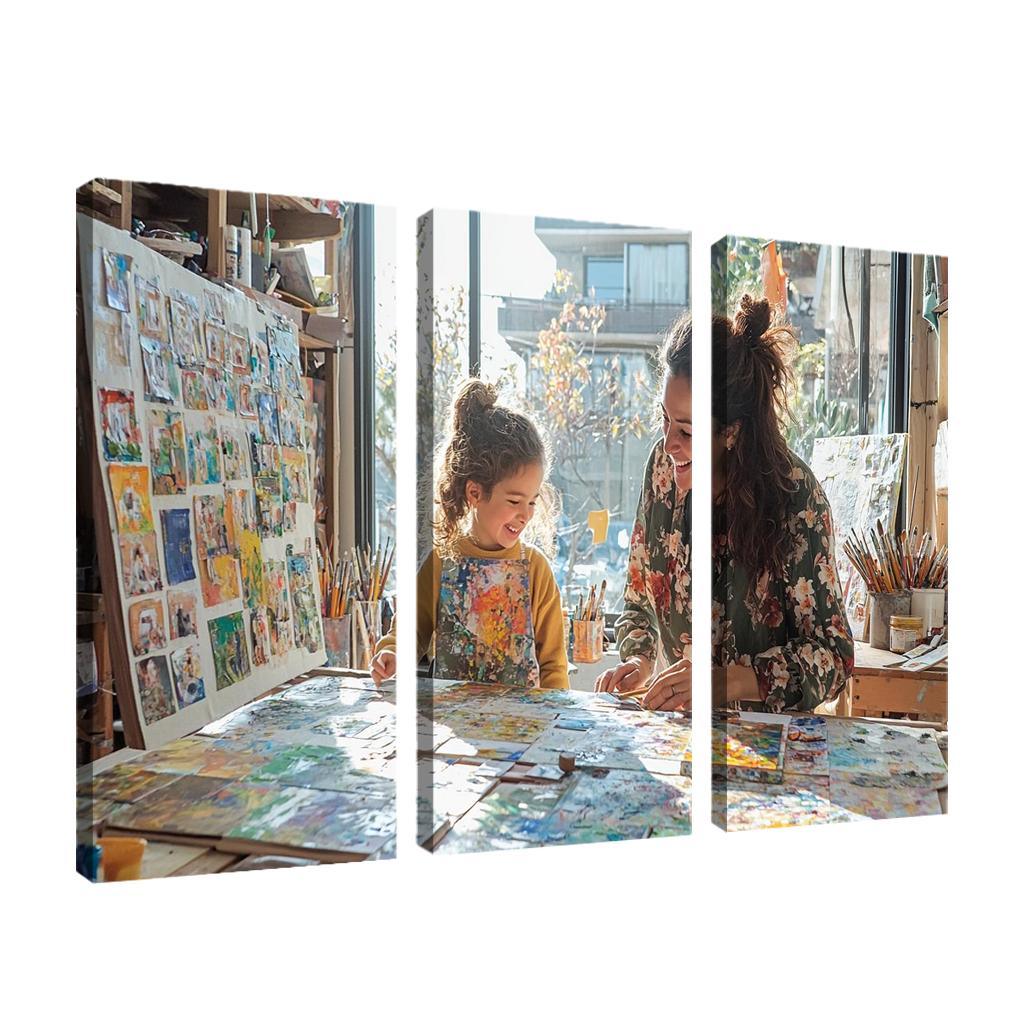 Canvas Of Memories Painting A Mothers Love One-piece Frames