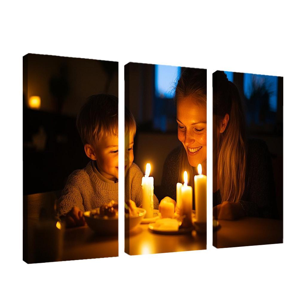 Candlelight Moments Illuminating Love Custom Paintings Frame