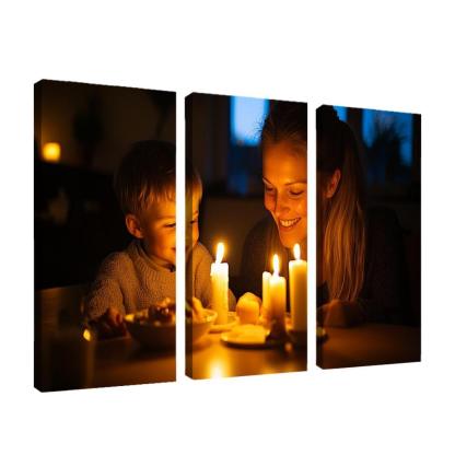 Candlelight Moments Illuminating Love Custom Paintings Frame