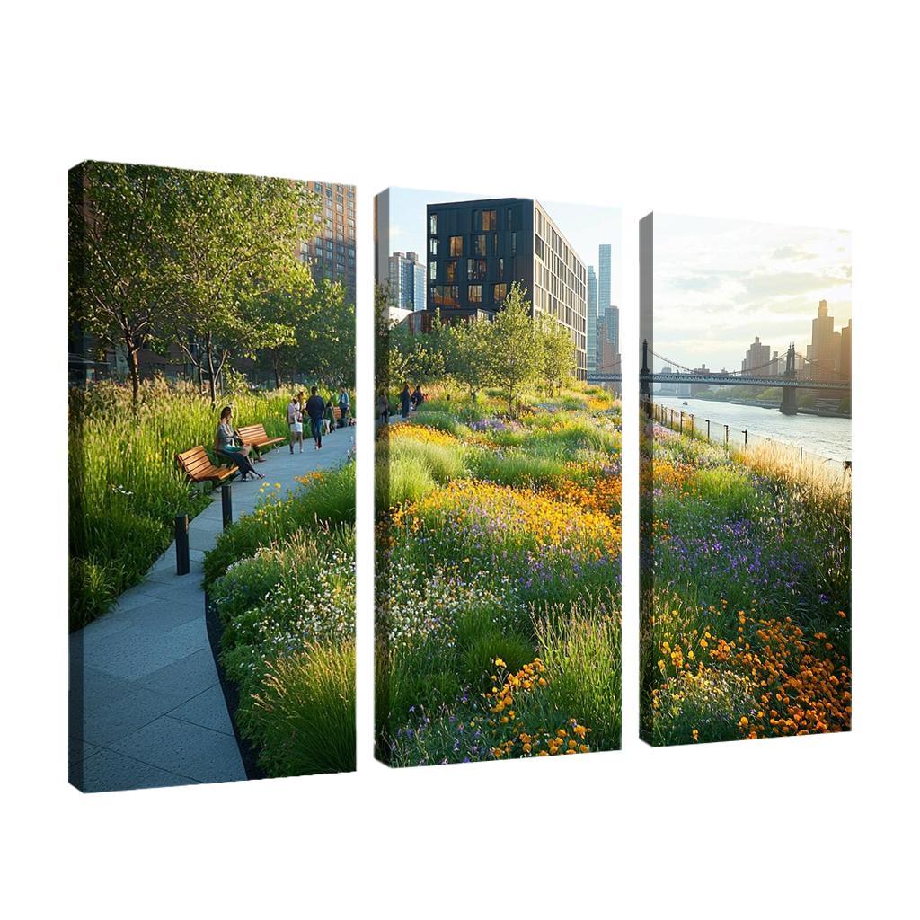 The High Line Abstract Paintings Frame