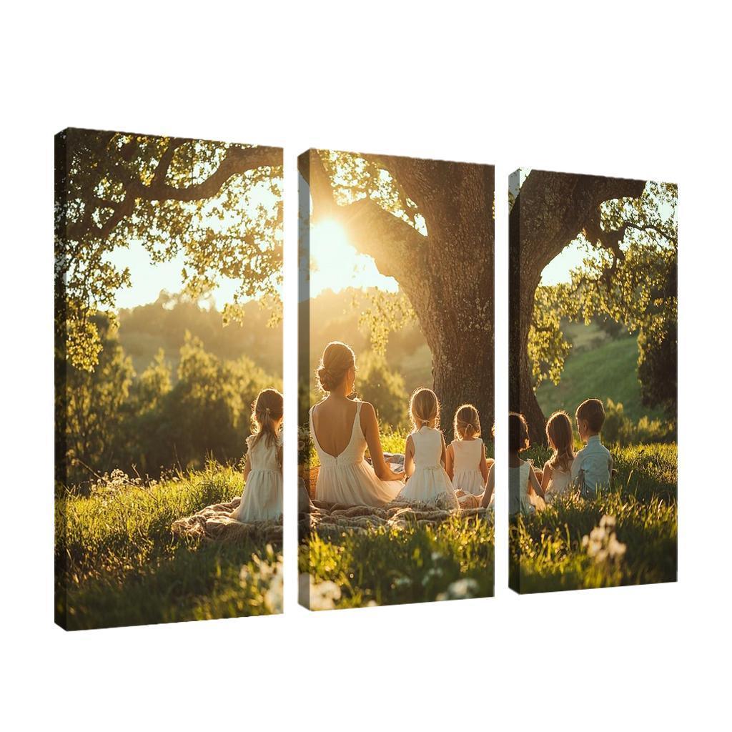 Roots Of Love A Mothers Family Tree Canvas Paintings Frame